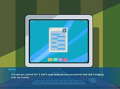 Welcome to camp pinewood where redhead and brunette milfs unleash intense hentai action with glasses on