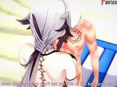 Ever seen Arlecchino banging hard in bikini on the beach?