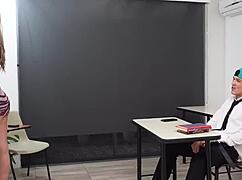 Doctor prescribed his cock to ease my pain during visit