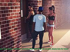 A Wife And Her Stepmother Play A Fun Game Together