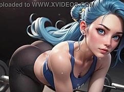 18yo Nurse ASSFUCKED and CUM-COVERED in AI Visual Novel