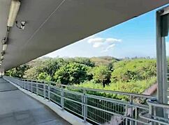 big black guy walks in the bush behind school and meets a thirsty young guy