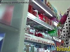 That asian babe in pantyhose is getting followed outdoors.