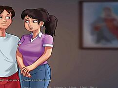 summertimesaga bdsm tied up scene e2 17