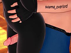 Girlfriend Dresses As Enderman For Bed Play In 3D Minecraft Hentai