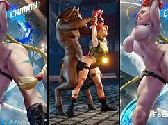 Cammy compilation features big black cocks in action
