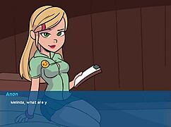 Welcome to camp pinewood where redhead and brunette milfs unleash intense hentai action with glasses on