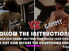 Cammy compilation features big black cocks in action