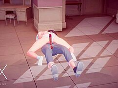 Anime Hentai Futanari Sex Games Feature Sexy Girl in Blowjob, Cowgirl, and Anal Positions