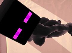 Girlfriend Dresses As Enderman For Bed Play In 3D Minecraft Hentai