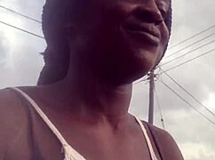 Crazy chick hunting a supermarket for a lighter to smoke.