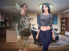 Wow, naked hentai photoshoot in Red String gameplay!