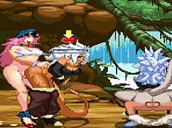 hentai mugen majin android 21 showcase, fuckin wild anime game action