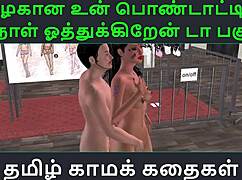 in this tamil sex story, a beautiful woman gets fucked one day part 3