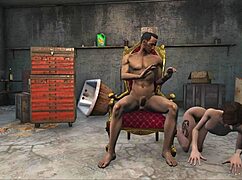 I’m obsessed with Fo4 Throne anime fucking in 3D action