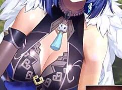 Yelan from Genshin Impact in stunning anime action. Check out this hentai feature with epic scenes and details.