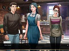 Wow, naked hentai photoshoot in Red String gameplay!