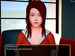 Playing my new family game with big ass brunette.