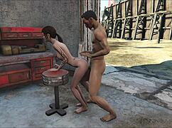 Jsem posedlý Fo4 Throne anime šukáním v 3D.