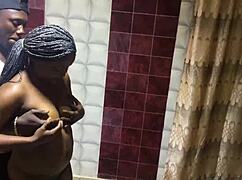 Home delivery turns into pumping Latina milf pussy