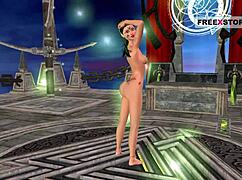 Cute Girl's Pussy Licked By Tongue