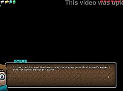 Merchant Drilled by Big Futanari Cock in Hornycraft Parody