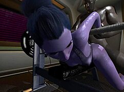 Damn, BBC Widowmaker deepthroats in Overwatch SFM! Cartoon anal action hits hard with monster cock.