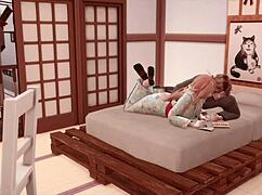 3D Japanese Vibes: Teasing Turns into Hot Action