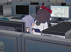 aoba suzukaze and hifumi takimoto explore wild futanari action in hentai.