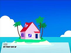 android 18's passionate blowjob in foxicube parody