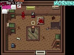 Rescuing hot girls from zombies in hentai game 😈