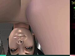 Let’s Go with Kurusu First, Twin Succubus Ep 17, Blowing and Creampie on Big Tits!