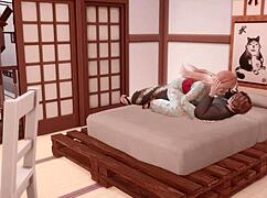 3D Japanese Vibes: Teasing Turns into Hot Action