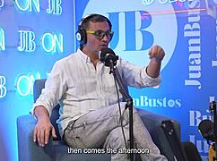 Mollysmith squirts all over the sybian machine on juan bustos podcast