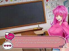 Discovering waifu's secret in episode 4