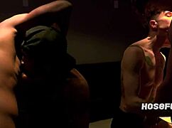 Ebony Group Blowjob and Bareback Orgy in Passion Playground