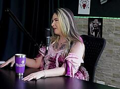 Raphaela Savanah in sheer red Halloween, afraid of cuckold fame 😈