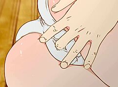 the guy slaps his sister's ass and accidentally fingers her pussy in revenge girl hentai parody