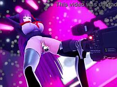 corrupted dildos got her dancing wild and squirting hard all night long