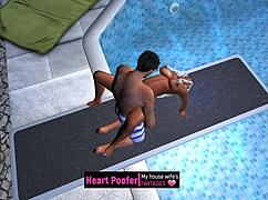 Jumping from the pool board