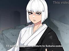 Hakari batalla contra Uraume en creampie hentai salvaje