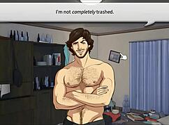 Professor's secret boyfriend dominates in dorm