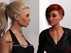 Melissa wants to explain big tits and ass in 3d cartoon.