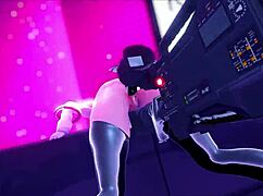 corrupted dildos got her dancing wild and squirting hard all night long