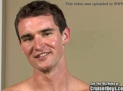 angry gay hunk cums hard!