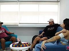 seducing gay friend of stepbrother while alone at home