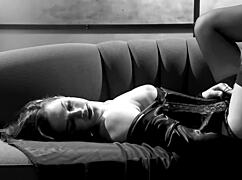 bobbi s masturbates in a corset and stockings