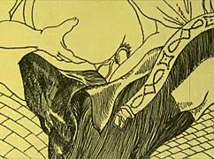 Vintage antik retro strip komik anime erotična risba