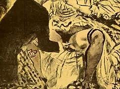 vintage erotic drawings bring retro fantasies alive