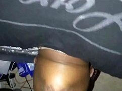 Ebony Shakes Phat Ass Teasing Masturbation Fetish